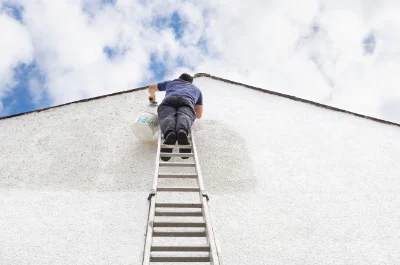 Peinture extérieure à Lhuître — façades et ravalement
